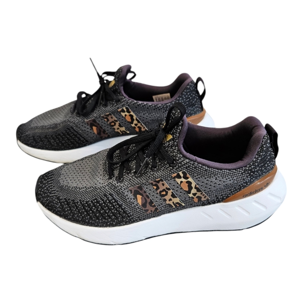 Adidas Swift Run 22 Women's Leopard Shoe Sneaker Gym Running Workout Size 8